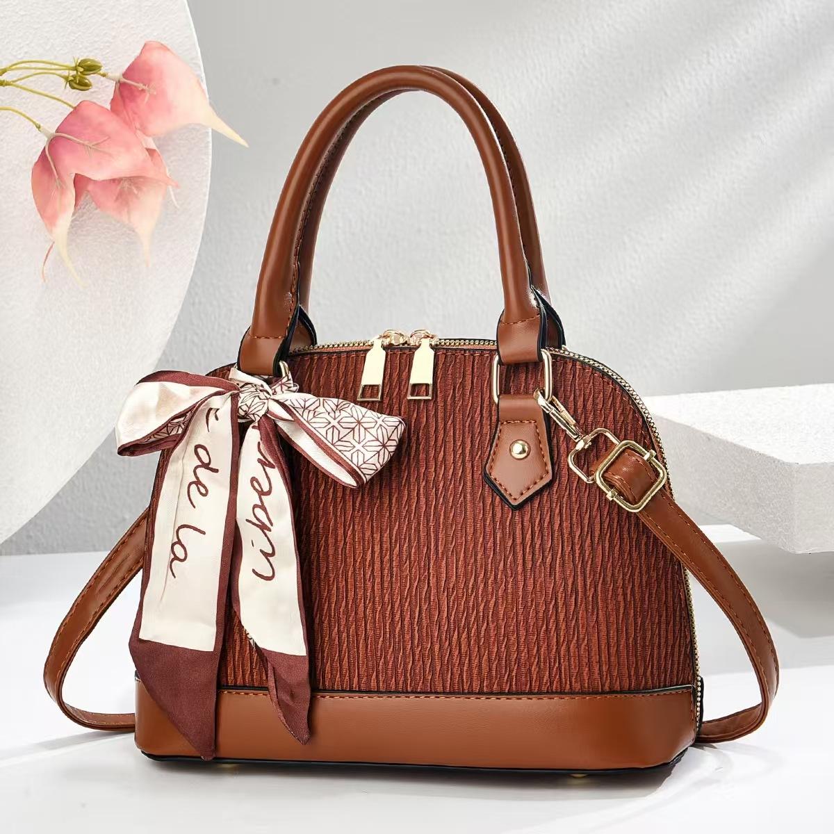 

Latest Patchwork Fashion Handbag Macaron Shoulder Bag High Level Look Level Tote Bag Large Size Capacity Crossbody Bag Women .