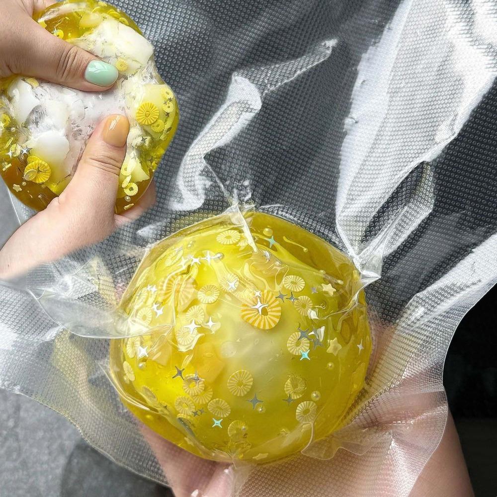 Shapable Crispy Squishy Ball Non-bounce Sensory Fidget Ball Wax Crunchy Squishy Children Gifts