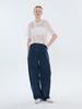 LUVM Curved Denim Pants_Dark Blue