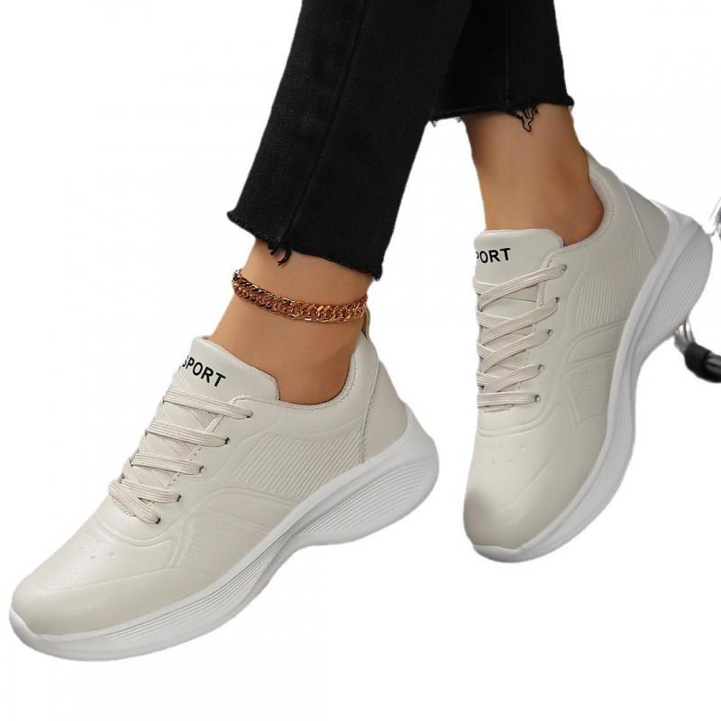 Adidași Portocalii de Primăvară Adidași din Piele pentru Femei Platformă cu Talpă Groasă de Lux Pantofi Sport Femei Adidași Impermeabili Ușori