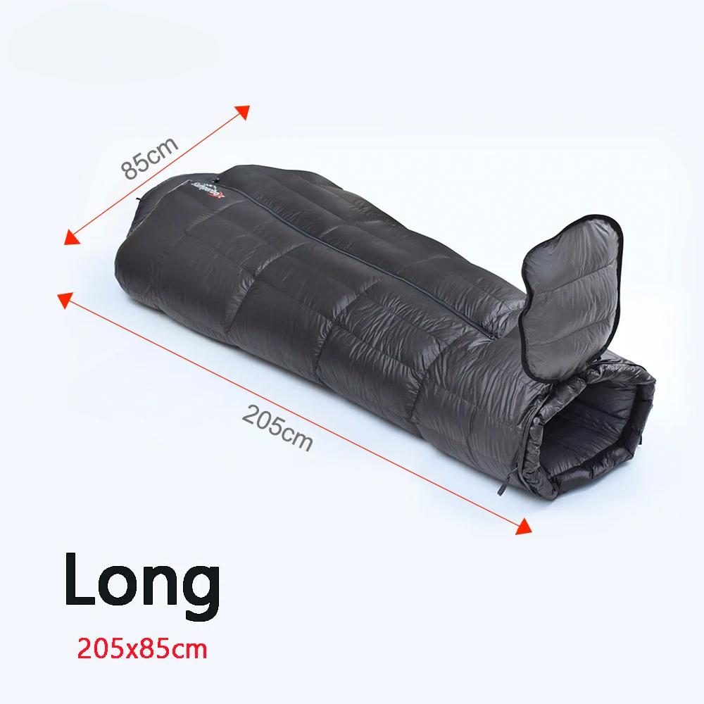 Кемпинговые коробки Зимние спальные мешки Кемпинговые пуховые спальные мешки Зимние уличные сверхлегкие спальные мешки Кемпинговое снаряжение