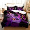 3D Print Anime Ranboo Printed Bed Set Duvet Cover Pillowcase Bedding Set Bed Linen Sheet Quilt Cover Full Queen King Size