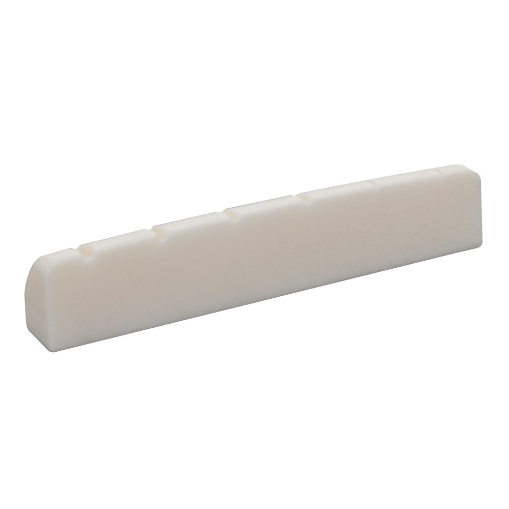 1 Pcs Leftright Guitar Nut Bridge Saddle Nut 6 String Electric Guitar Made Of Real Bone 43X6X9Mm