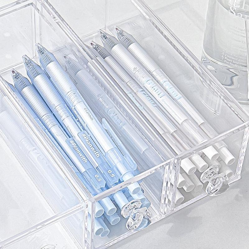 5 Stück Einziehbarer Gelstift 0,5 MM Schwarze Tinte Schnelltrocknend Ergonomischer Griff Gelstift Büro Schreibwerkzeug für Tägliche Notizen