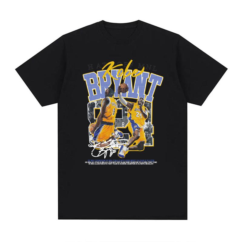 Tričko Kobe Cool Streetwear Muži Ženy Móda Hip Hop Pure Tričko Pánské Trička EU velikosti