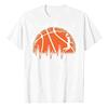 Men Clothing Basketball Heartbeat TShirt Men Birthday Gifts Short Sleeves Funny Tees Fashion Graphic Tshirts Sport Lover