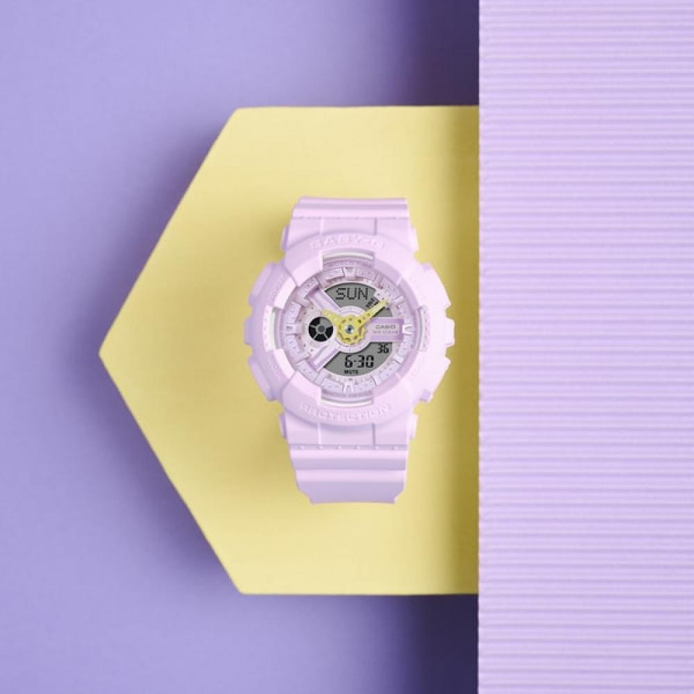 Casio Baby G Vivid Accent Hands Ba 110ah 6ajf