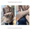 Pure Wool Women's Polo Collar Knit Cardigan – Autumn/Winter, Solid Color, Skin-Friendly, Single-Breasted Outerwear.