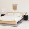 Bedside Tables 2 Pcs  40x30x54.5 Cm Steel and Glass