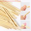100Pcs Orange Wood Cuticle Sticks Set Double Headed Forks Nail Manicure Tools 5 Sizes Cuticle Pusher Remove Tool