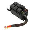 6 Way Fuse And Relay Box Pre Wired Fuse Relay Block with Lid for Car Truck Marine Boat DC12V