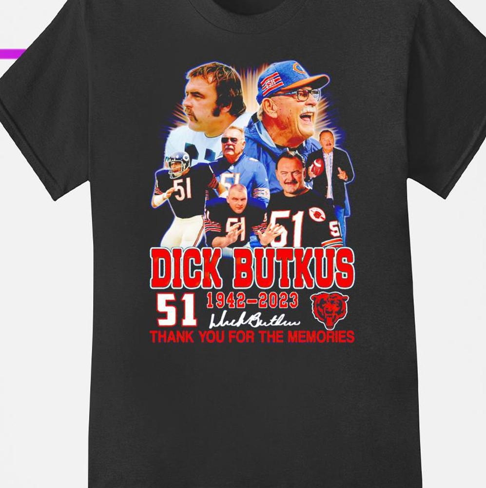 Dick Butkus collage black T-shirt Unisex tee All sizes S to 345Xl Unisex T-Shirt S