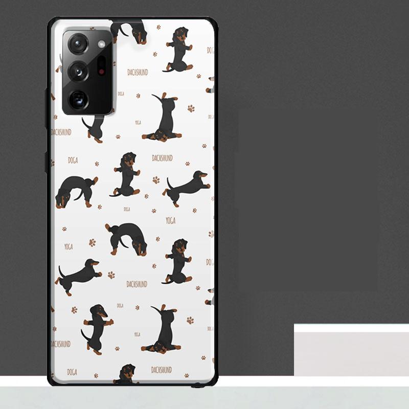 Dachshund Sausage Dog Case For Samsung Galaxy S25 S24 S23 Ultra S9 S10 S20 S21 S22 Plus S23 FE S25 FE Phone Cover