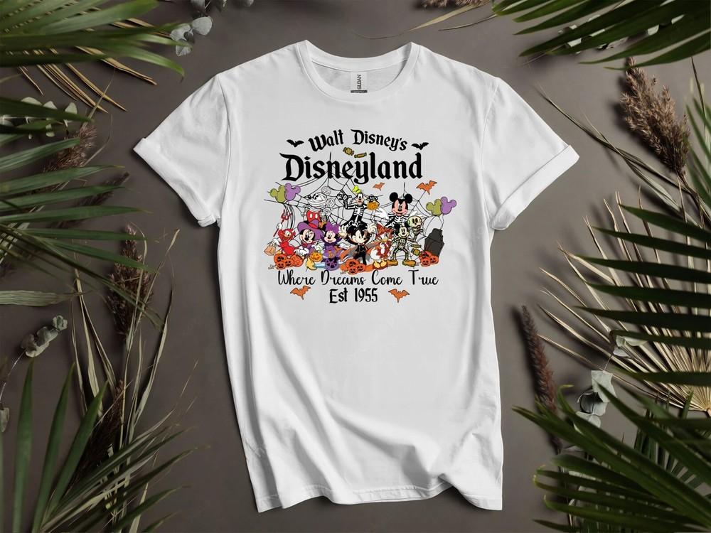 Disneyland Hallowen Party Est 1955 T-shirt T Shirt Men Women Unisex Tshirt K1026