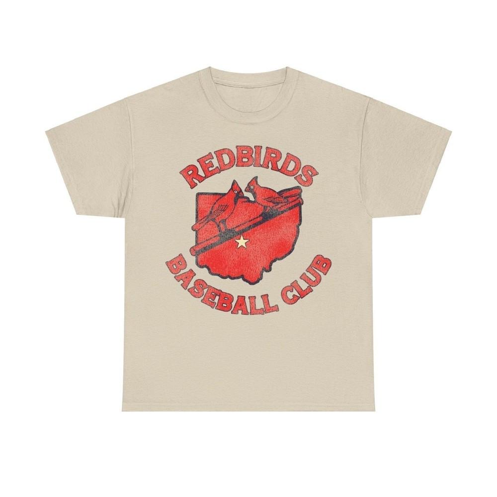 

Ностальгическая ретро футболка бейсбольной команды Columbus Redbirds 2XL