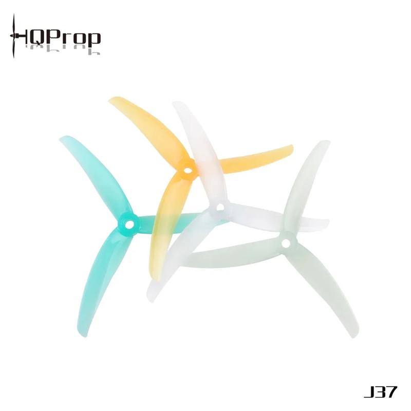 10Pairs HQProp J37 Prop 4.9X3.7X3 Poly Carbonate 5Inch 3-Blade PC Propeller For FPV Racing Drone Freestyle Quadcopter DIY Parts