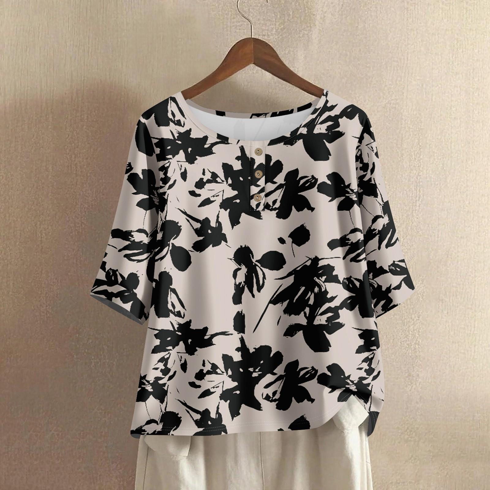 

Женская мода Повседневные Обычные Элегантные Топы Топы на пуговицах M чёрный