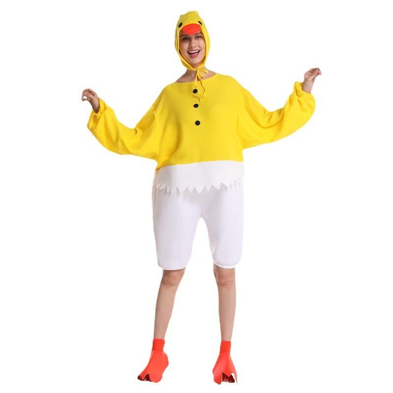 Adult Funny Chicken Bodysuit Role Play Costume