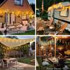 30 Leds Solar IP65 Yard Light Water Drop Lights, String Raindrop LightsSolar Festival Lamp for Birthdays Parties Christmas Decor