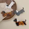 Cartoon Sausage Puppy Duckbill Hair Clips - Cute Hairpin for Bangs and Side Hair