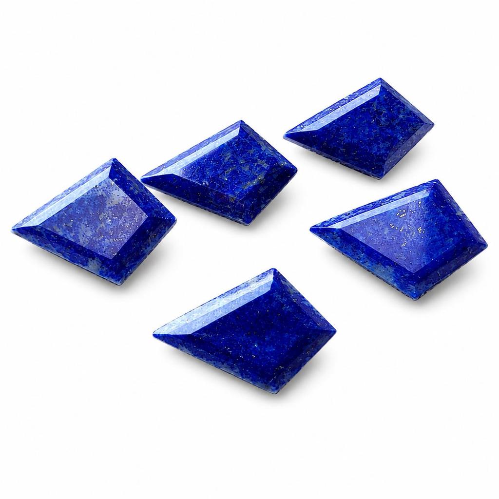 Lapis Lazuli Kite Shape Faceted Gemstone | Calibrated Loose Gemstone for Jewelry Making & Wholesale