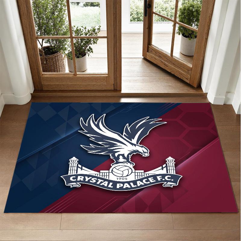 Crystal Palace Design Crystal Velvet Rug Soft Decorative Mat for Bedroom Entrance