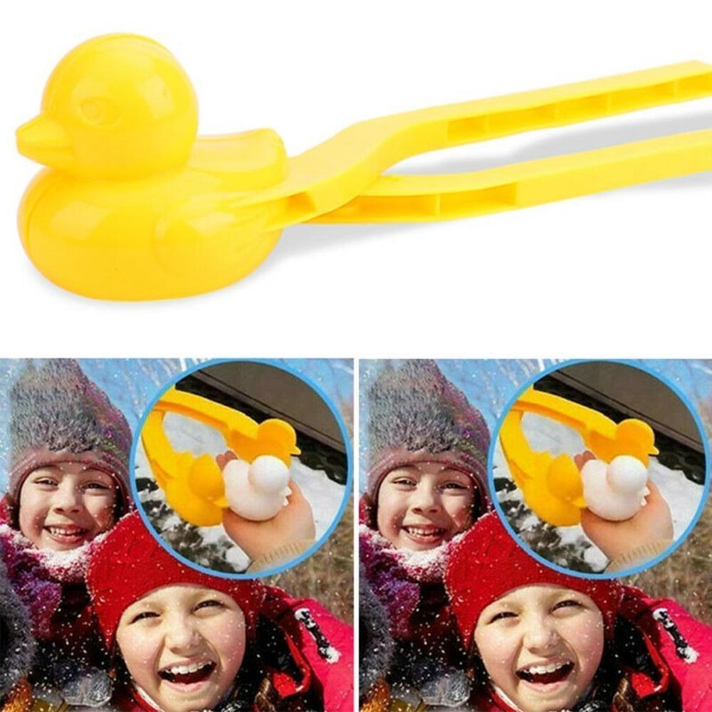 Satiskid Set 4 Stampo Per Palle Di Neve – Forme Pupazzo, Orso, Dinosauro, Anatra – Gioco Da Neve E Sabbia