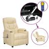 Day and Night - Day and Night Liftable Massage Chair Cream-Colored Fabric