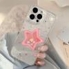 Star Shaking Music Stand Applicable To Apple 17promax Mobile Case 16 Glitter Powder Iphone14 Children's Fun Graffiti