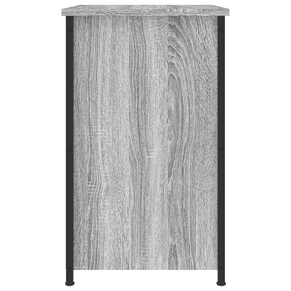 Nightstand Gray Sonoma 40x36x60 cm Particleboard