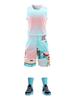 Ultra-Fast Summer Basketball Jersey Set for Girls - Sports Training Uniform for Primary and Middle School Students