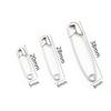 50 Stainless Steel Safety Pins for DIY Jewelry and Handmade Crafts.
