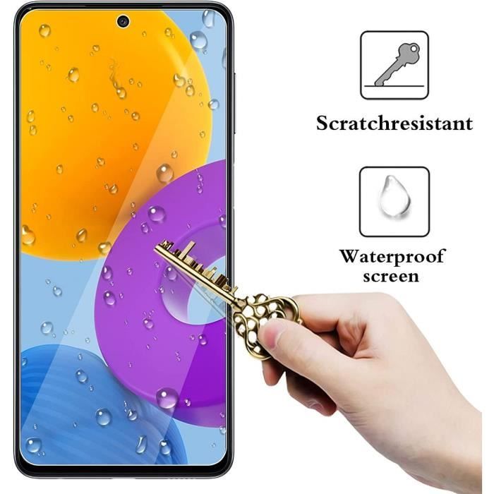 4 X Tempered Glass for Samsung M52 5G (6.7”) High Definition Screen Protector Dustproof Flexible Anti-Fingerprint
