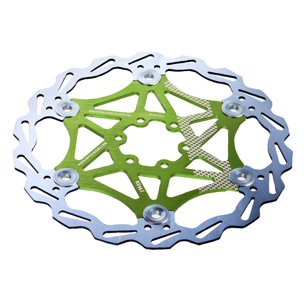 160mm Bicycle Rotor MTB Road Bike Floating Brake Disc Rotors 6 Bolts ...