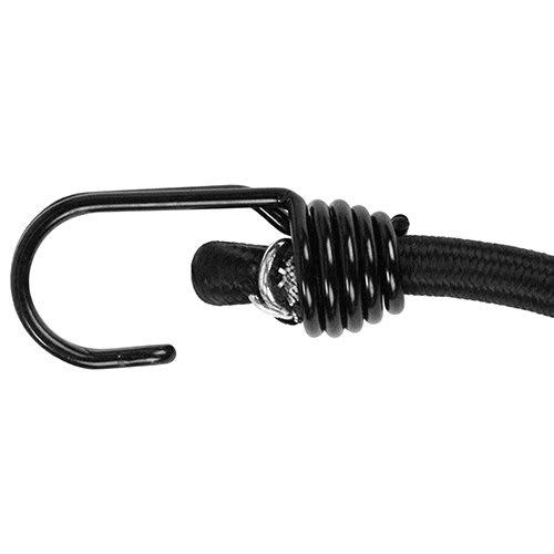 SK11 (SK11) Rubber rope J hook with hooks on both ends Round rubber type 10mm x 50cm SKG-R1050BK