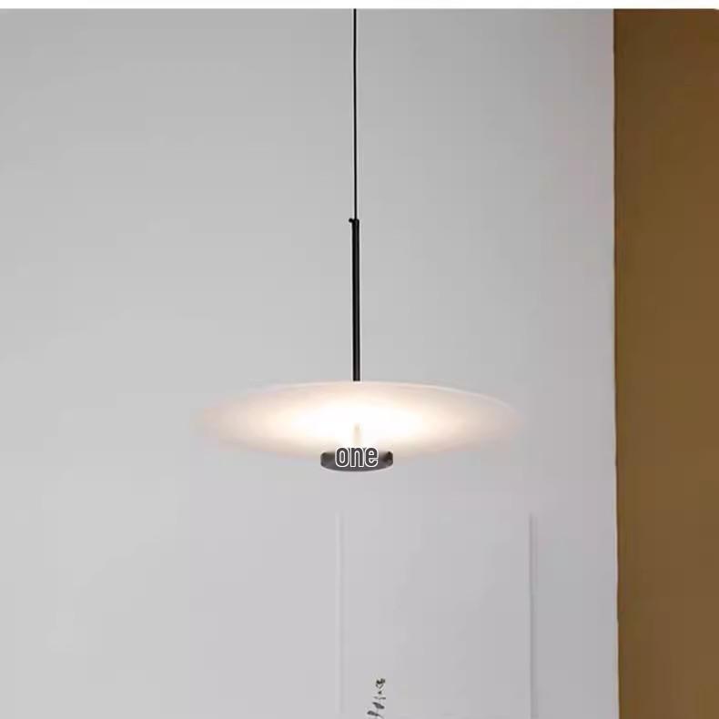 

Nordic Minimalist LED Round Pendant Light for Restaurants, Coffee Tables, Bedsides, Bedrooms, and Bars. 30CM; Neutral Light; Wall Switch