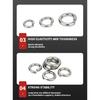 GB93 304 Stainless Steel Spring Lock Washer Square Ends Split Lock Washers M2M2.5M3M4M5M6M8M10M12M14M16M18M20M22M24M27M30