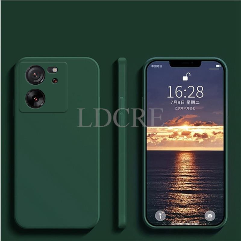 

Для Xiaomi 13T Pro Чехол Жидкий Силиконовый Чехол Чехол Xiaomi 13T Pro Чехол TPU Защитный Чехол для Телефона Xiaomi 13T 12T 11T Pro Чехол Mi 11T