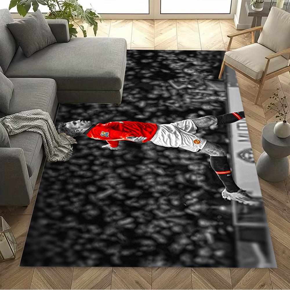 Manchester Celebration Area Rug Suitable for Dining Room Game Room Outdoor Entryway Anti-slip Rug Office home decor Birthday/Christmas Gift