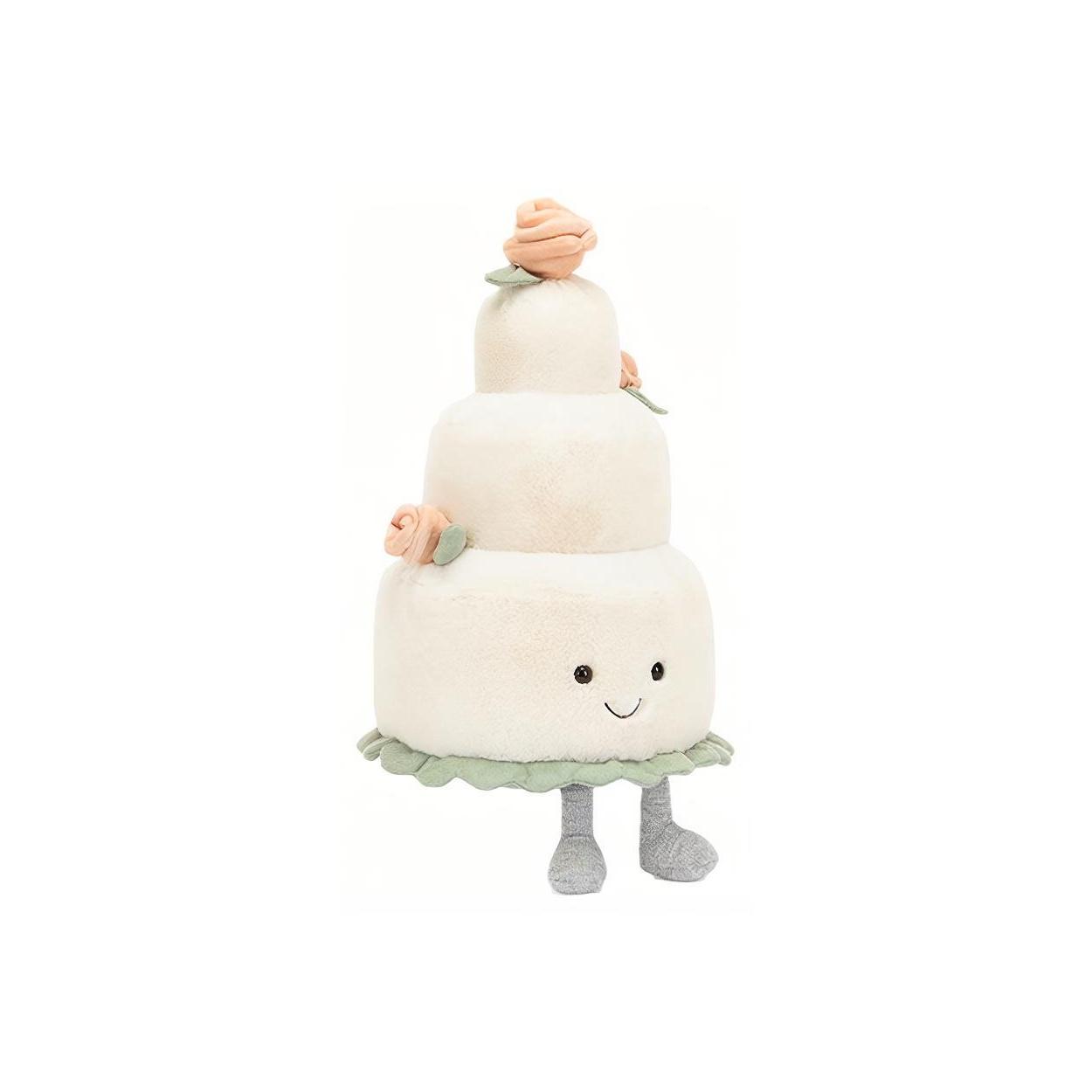 

JELLYCAT Fun Wedding Series Cake Companion Doll Plush Doll 27.9cm high Box Not Included