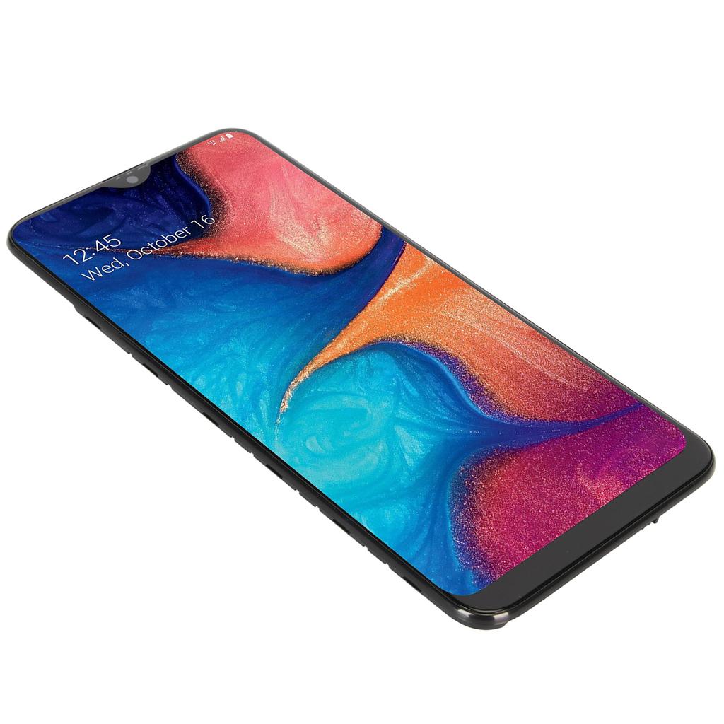 Bildschirmeinheit Ersatz 6.4in Touch-Display Reparatur mit Rahmen Volles Zubehör für A20 A205 SM