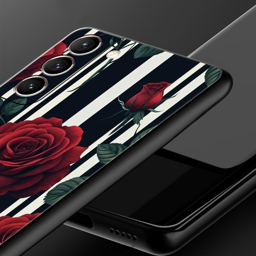 Oil Painting Flowers Pattern Design Phone Case for Samsung Galaxy S26 S25 S24 S23 S22 S20 S21 FE Ultra S25 Edge Plus 5G Soft TPU