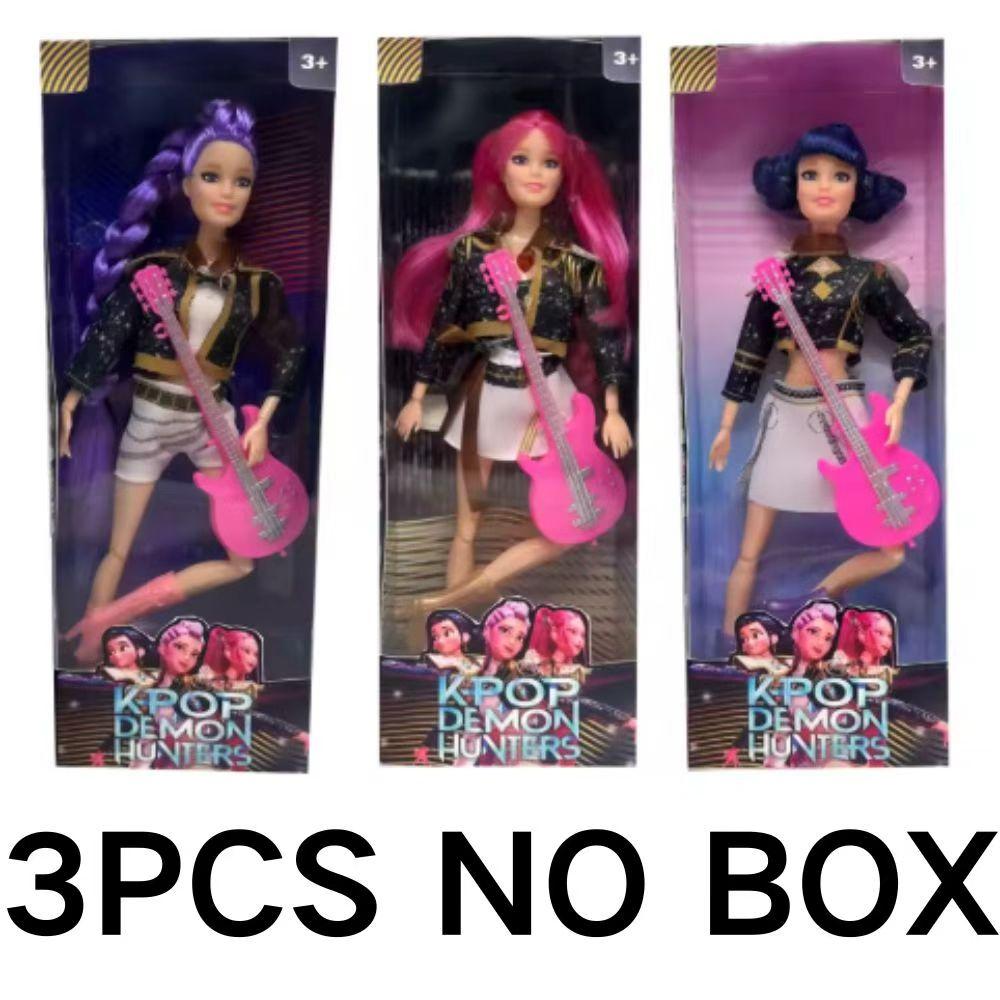 $_ Demon Hunters Action Figure Toy Derpys Tiger Rumi Mira Zoey Sussy  Theme Song Of Colorful Lights For Fans Christmas Gifts_@