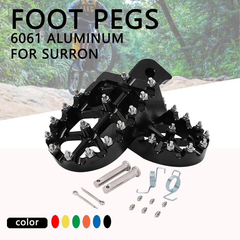 Motorcycle Footpegs Foot Pegs Rests Pedals Footrests For Surron Sur-Ron Light Bee Lightbee Electric Dirt Bike