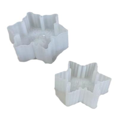 Snowflakes Silicone Mold DIY Epoxy Resin Molds Table Ornament Mould Scented Candle Plasters Making Tool Easy To Clean