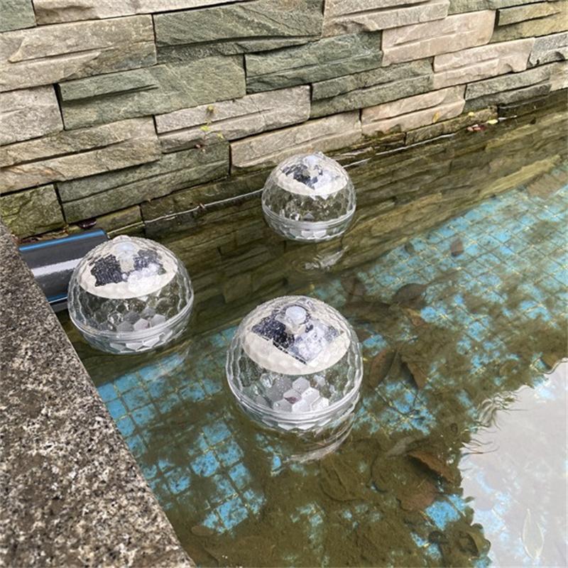 Solar Water Floating Lights  Garden Patio Lights  Swimming Pond Lights  Magic Ideas  Bathtub Pool Projection Lights