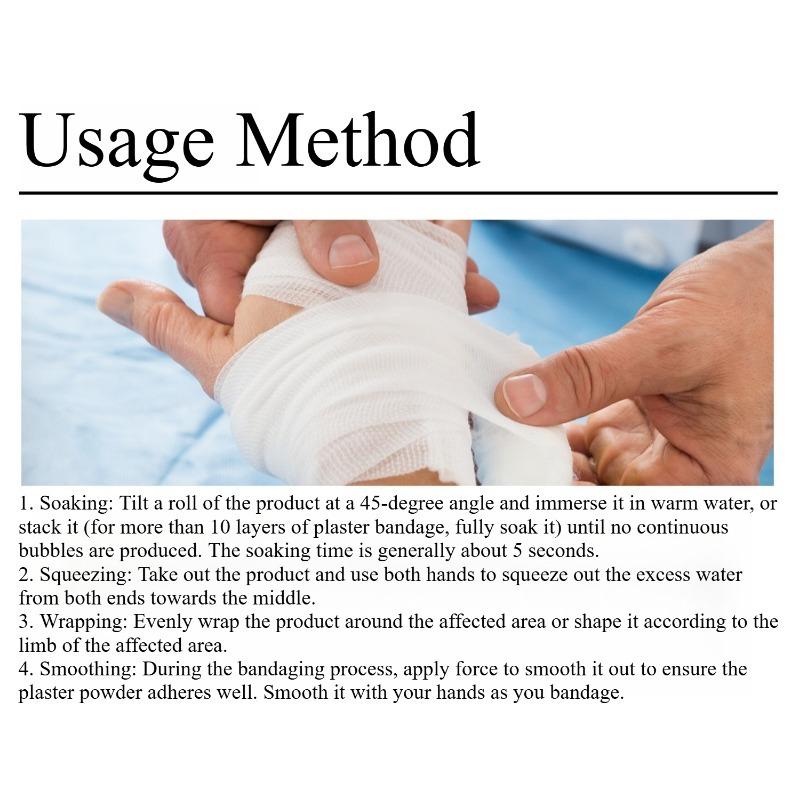 1PC plaster bandage universal fixed art texture painting plastic viscose quick-drying plaster gauze plaster liner