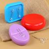 2 Stück Quadratisch Rund Nadel Saugbox Handgefertigt DIY Magnetischer Nadel Einsteck Aufbewahrungsbox Nähnadel Nadelkissen Halter