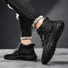 Winter/Fall Mens Handmade Casual Leather Casual Shoes High Boots Leather Shoes  for Men Soft and Comfortable Non-slip Ankle Boots