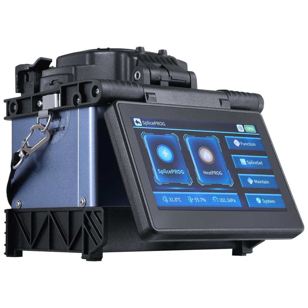 VEVOR Fiber Fusion Splicer 6 Motors, Core Alignment Fiber Optic Splicer 6s Splicing & 13s Heating